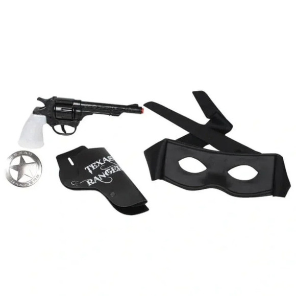 NEW The Mask Ranger 5pc Cap Gun Costume Pretend Playset - Picture 2 of 4